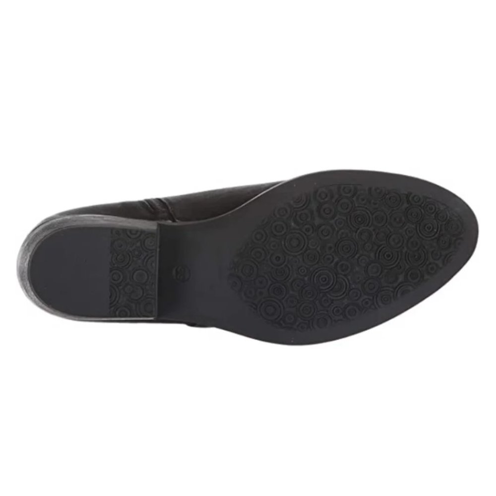 NEW Eric Michael Women Hayley Black Above Ankle Zip Bootie Lined Low Block Heel - Picture 6 of 7